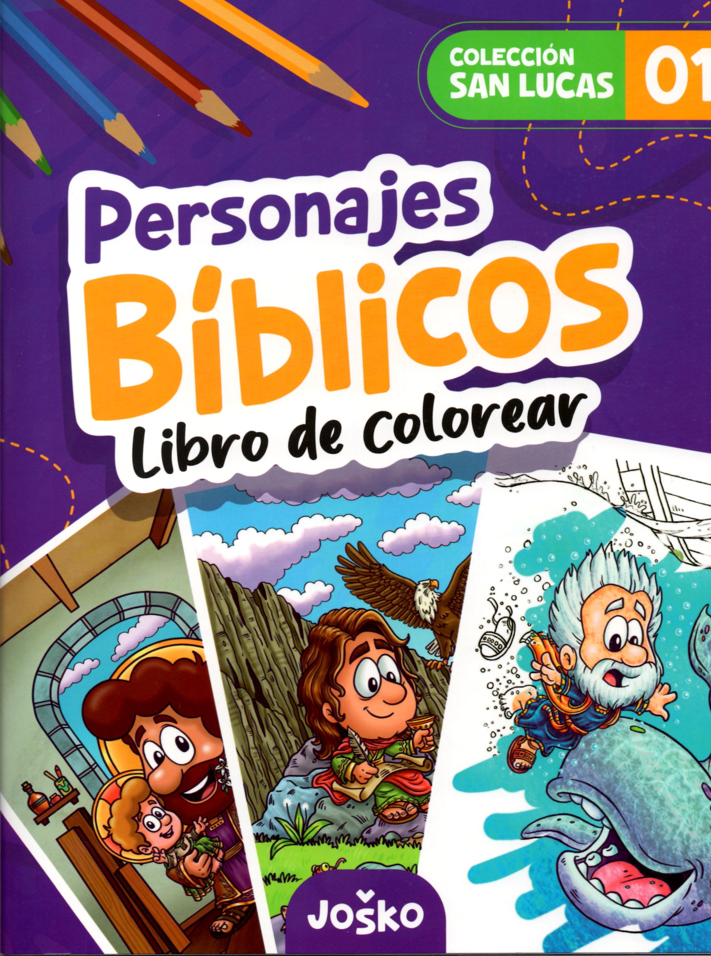 PERSONAJES BIBLICOS (LIBRO PARA COLOREAR)908054821