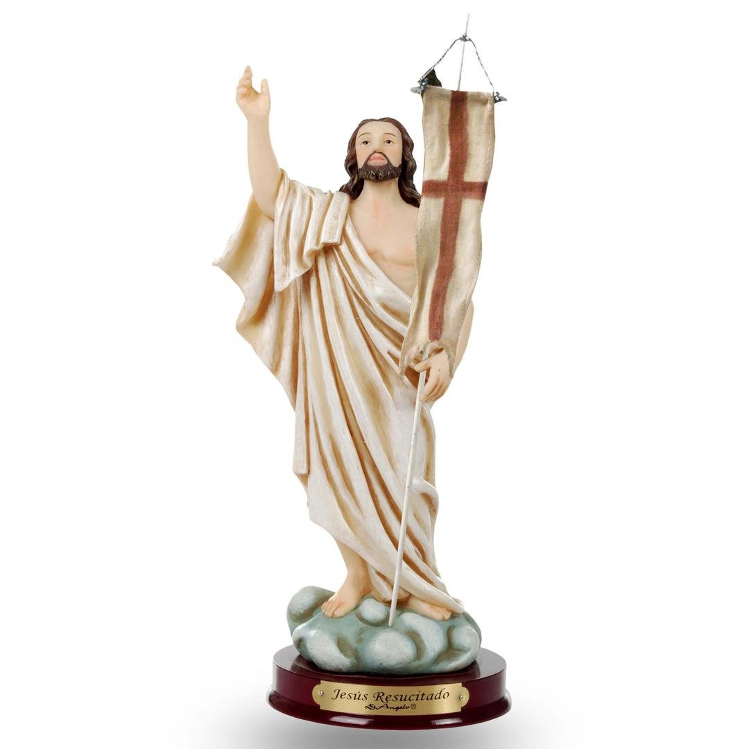 JESUS RESUCITADO (30CM DE ALTO) (ALABASTRO)1065426840