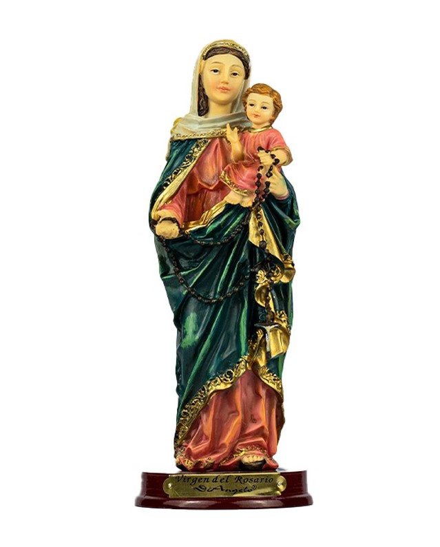 VIRGEN DEL ROSARIO (20 CM DE ALTO)