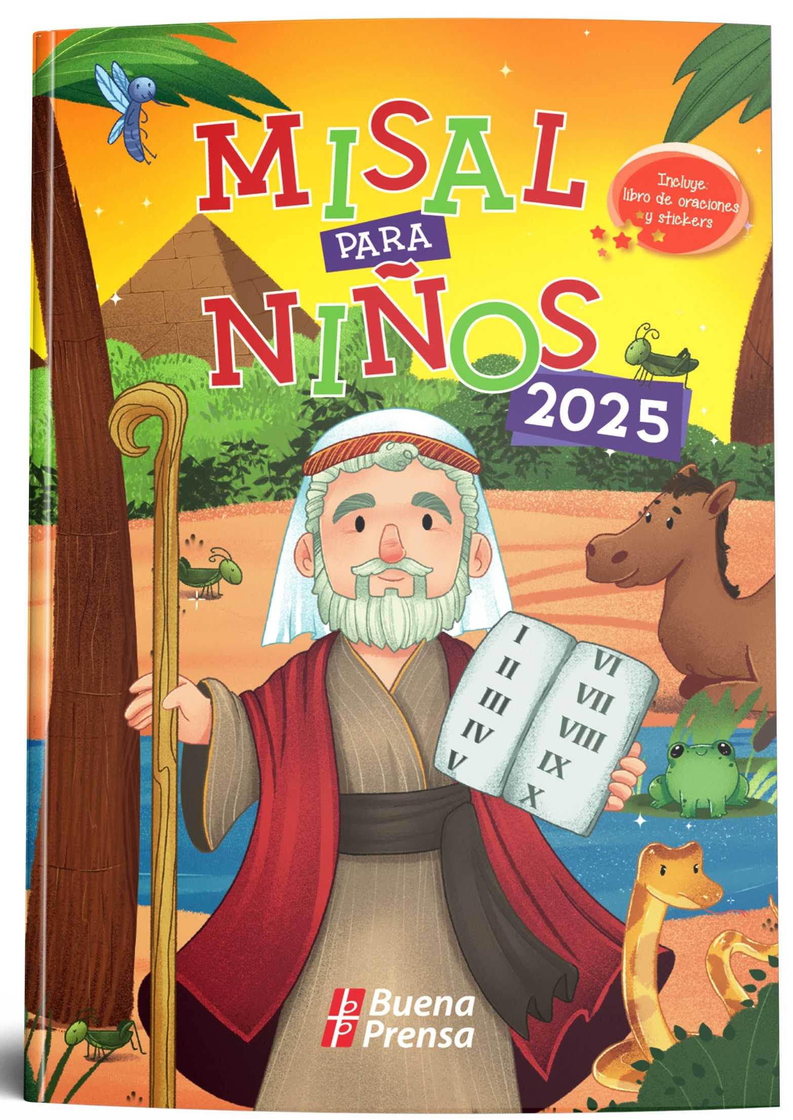 MISAL 2025 PARA NIÑOS (INCLUYE LIBRO DE ORACIONES Y STICKERS)