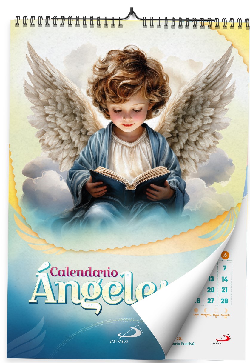 CALENDARIO 2026 ANGELES DE PARED