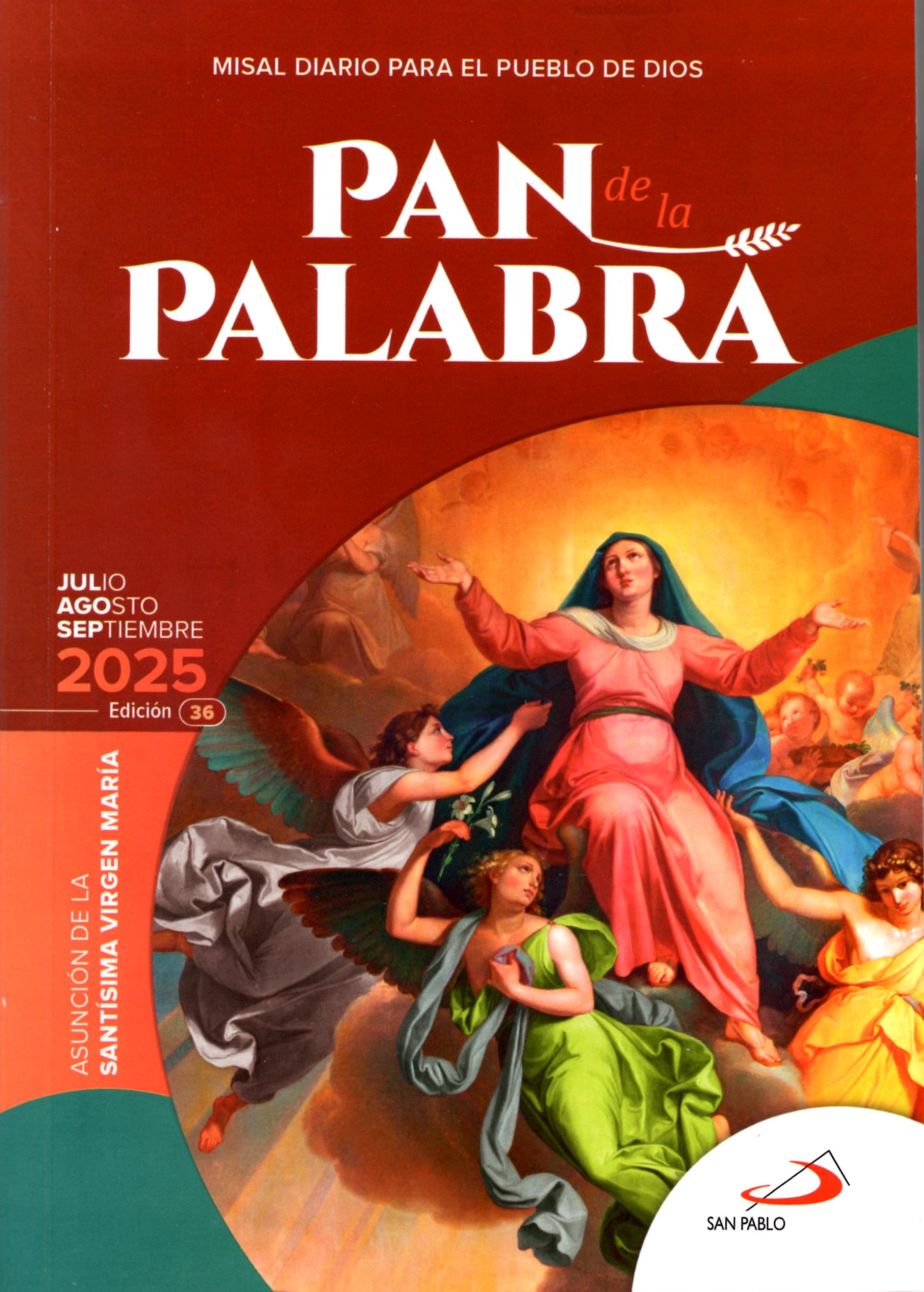 MISAL PAN DE LA PALABRA 2025. JULIO-AGOSTO-SEPTIEMBRE