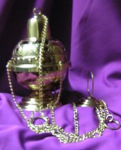 INCENSARIO LATON DORADO MEDIANO (INM-1) 18 CMS