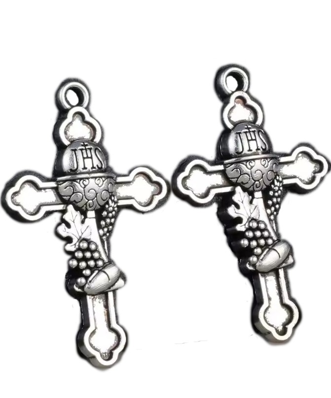 CRUZ COMUNION CALIZ UVAS (41-1433R)