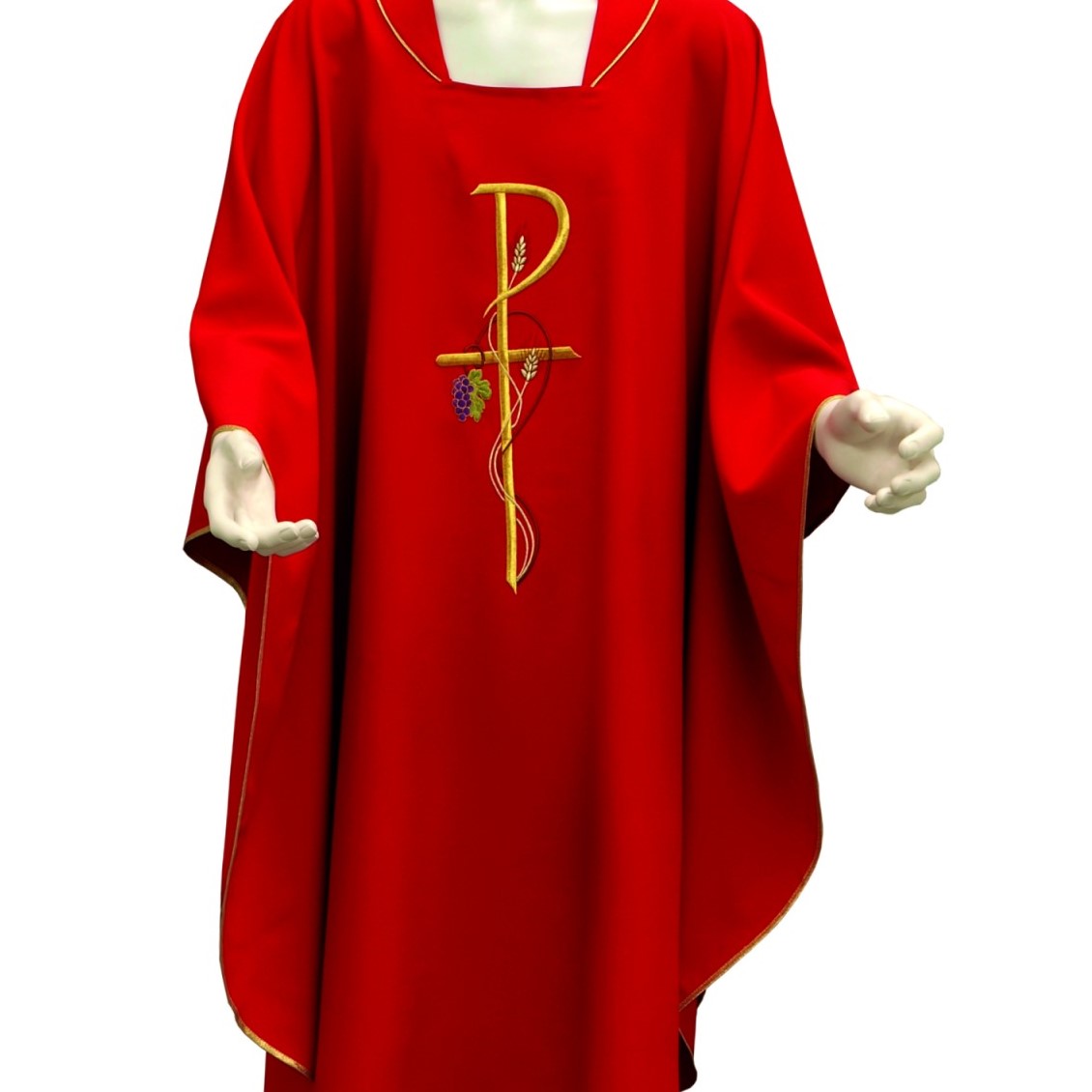 CASULLA PAX, UVAS Y ESPIGAS (ROJA)1065426840