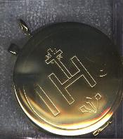 P.PORTA-VIATICO DORADO IHS (I-0823)