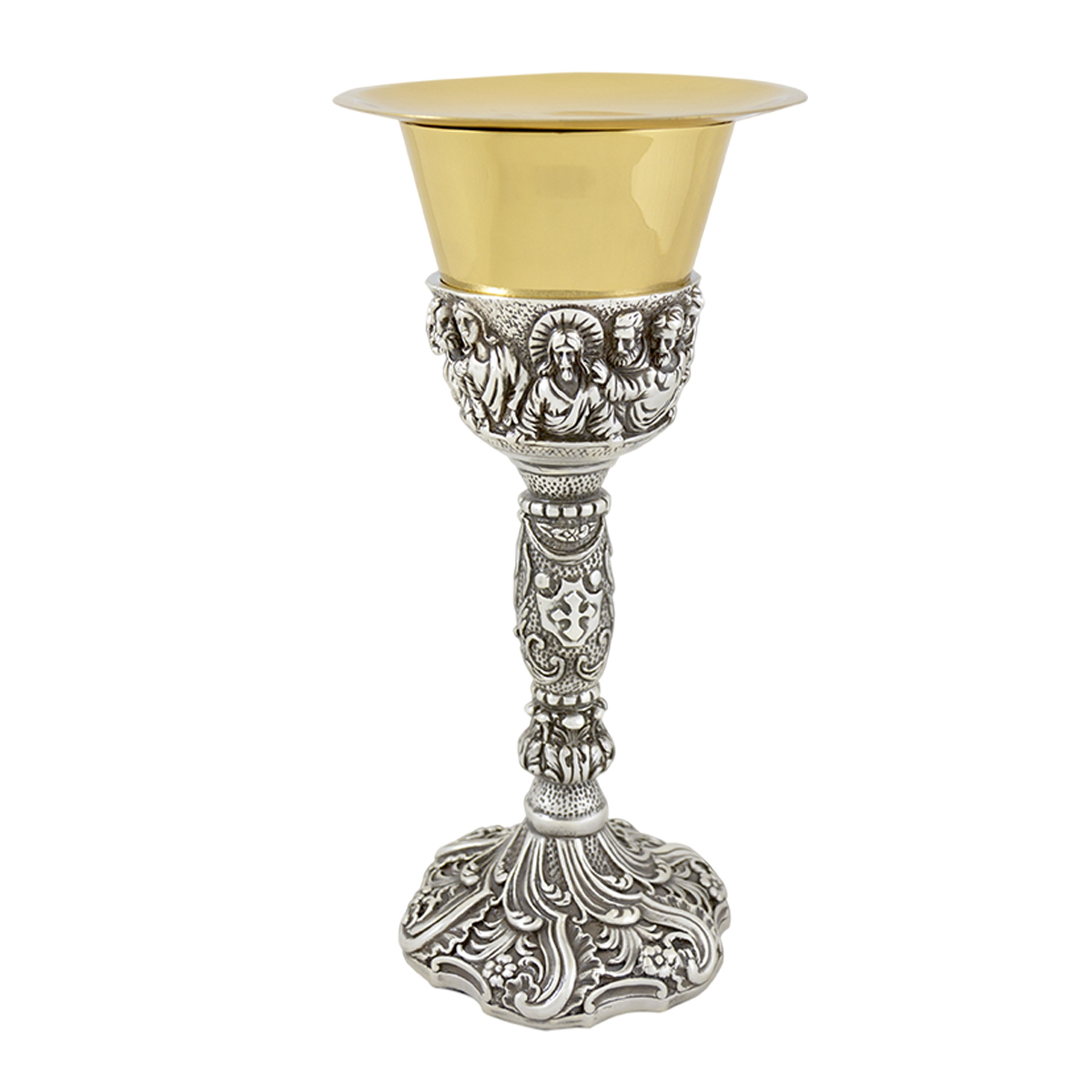 CALIZ CON PATENA. SANTA CENA ALTO (25 CM DE ALTO, 13 DE DIAMETRO)(21-1022SB)1065426840