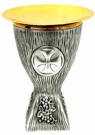 CALIZ CON PATENA, TRIGO Y CRUZ (20CM DE ALTO, 13CM DE DIAMETRO) (21-1019SB)1065426840