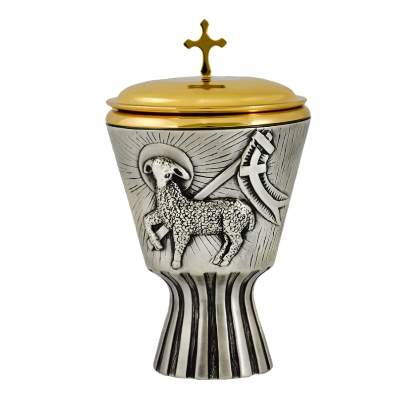 COPON, CORDERO.  (20CM DE ALTO, 13CM DE DIAMETRO)(21-0129SB)1065426840