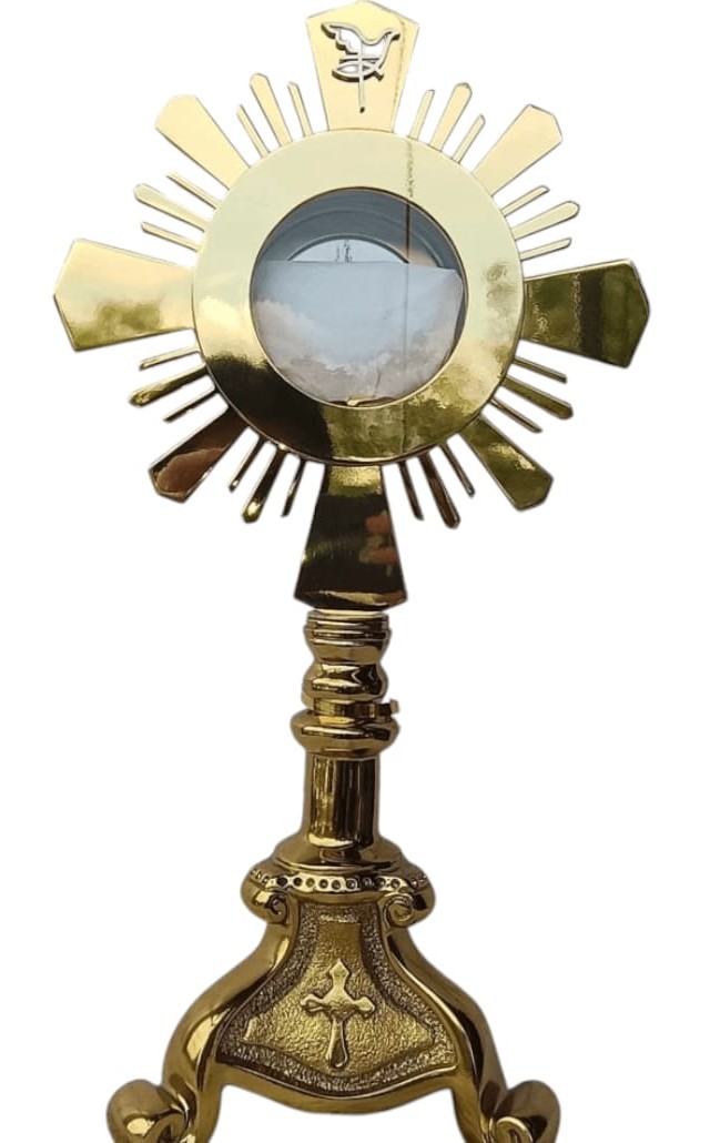 CUSTODIA CON RAYOS Y CRUZ (50CM DE ALTO) (21-0220BNO)252122648