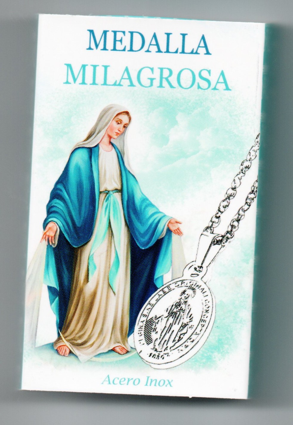 MEDALLA MILAGROSA CON CADENA272650740