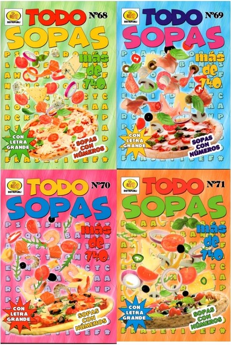 TODO SOPAS DE LETRAS (MAS DE 140 SOPAS)
