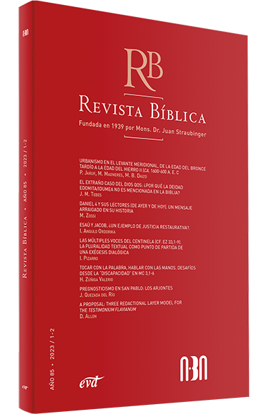 REVISTA BÍBLICA AÑO 85 2023 1-21097374793