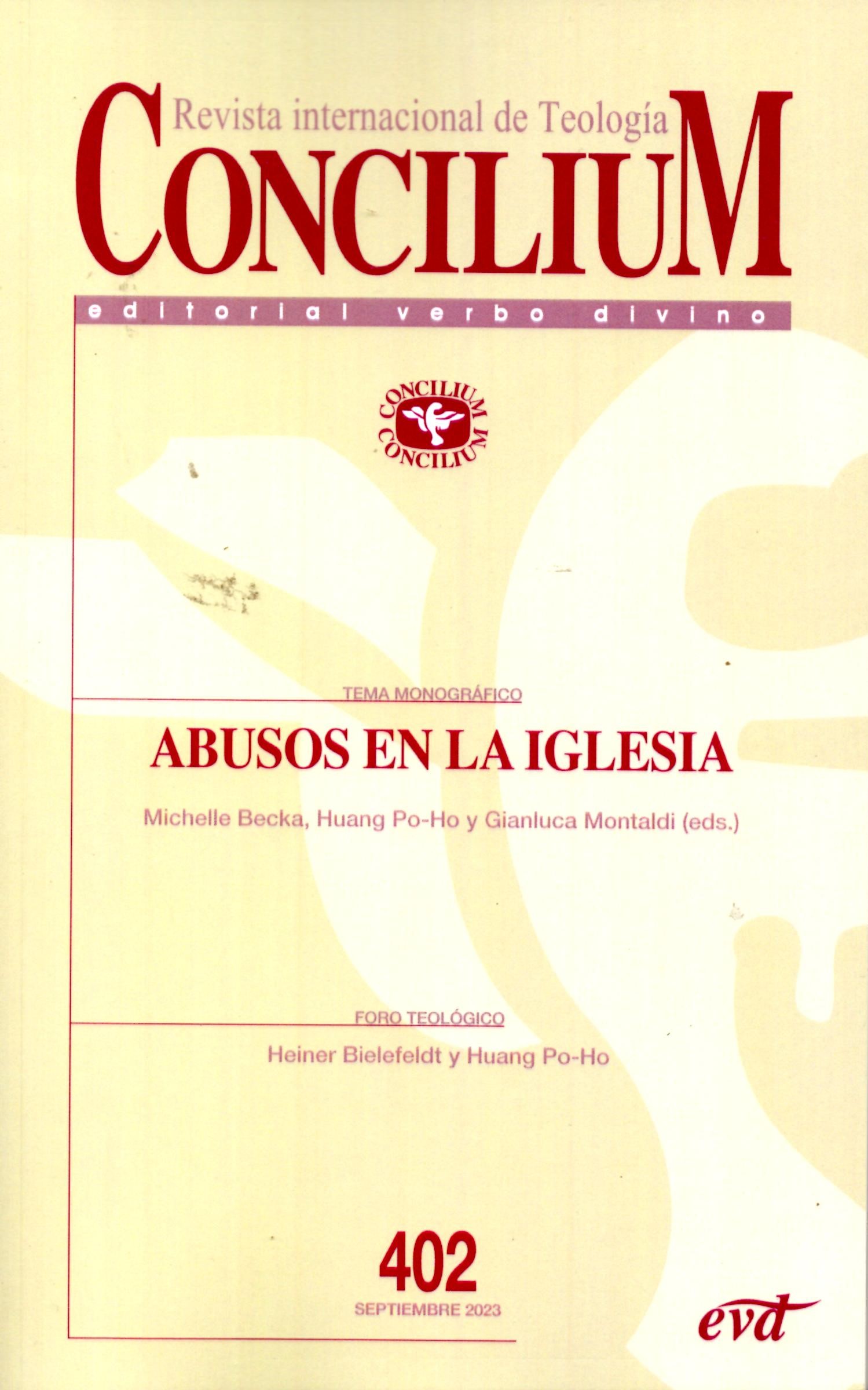 REVISTA CONCILIUM. ABUSOS EN LA IGLESIA2076005017