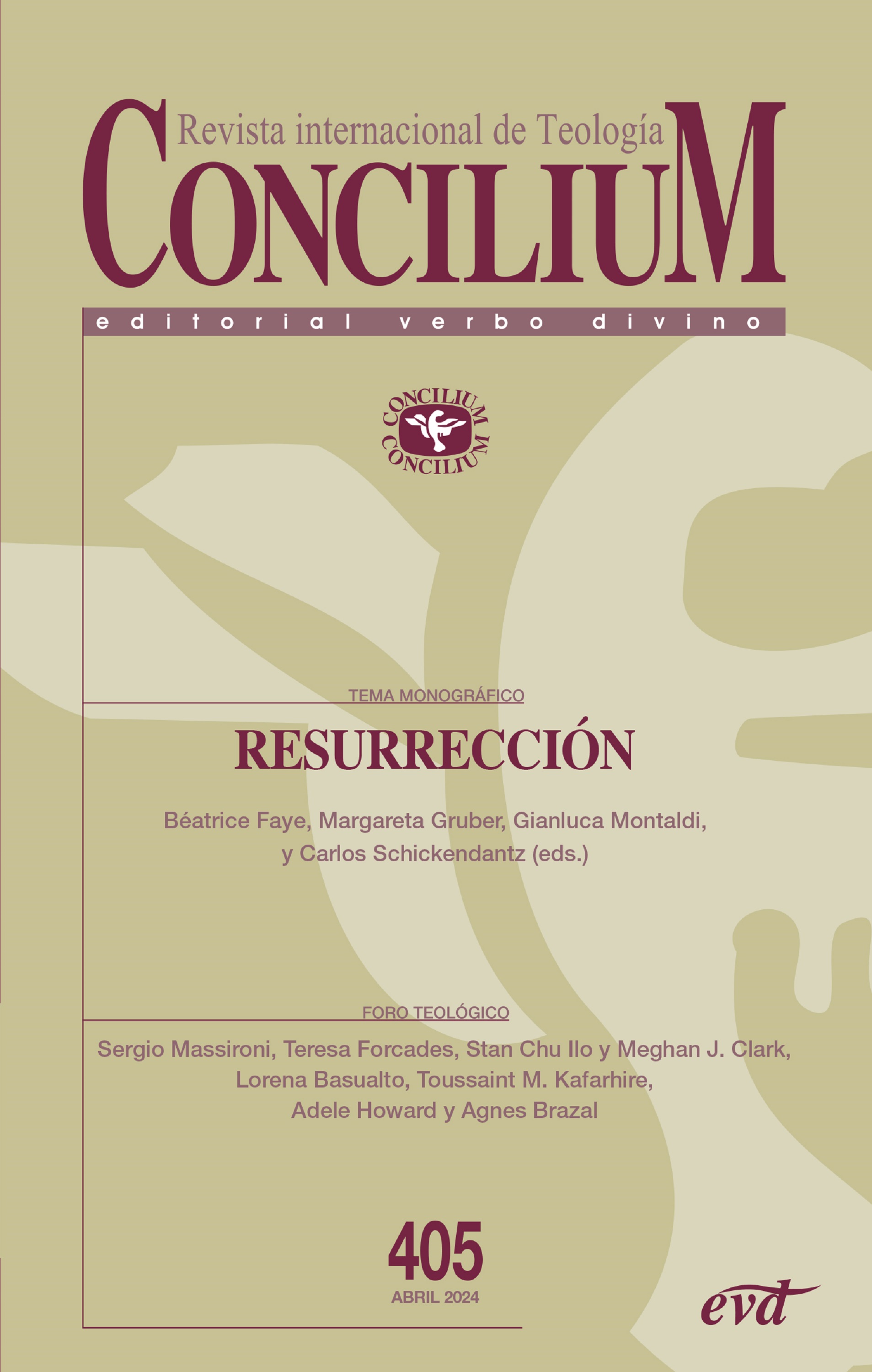 REVISTA CONCILIUM. RESURECCIÓN