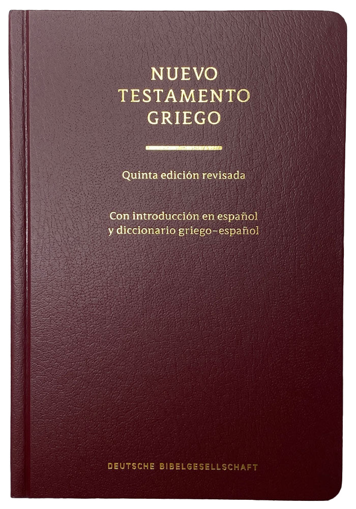 NUEVO TESTAMENTO GRIEGO. CON INTRODUCCIÓN EN ESPAÑOL Y DICCIONARIO GRIEGO-ESPAÑOL161397551