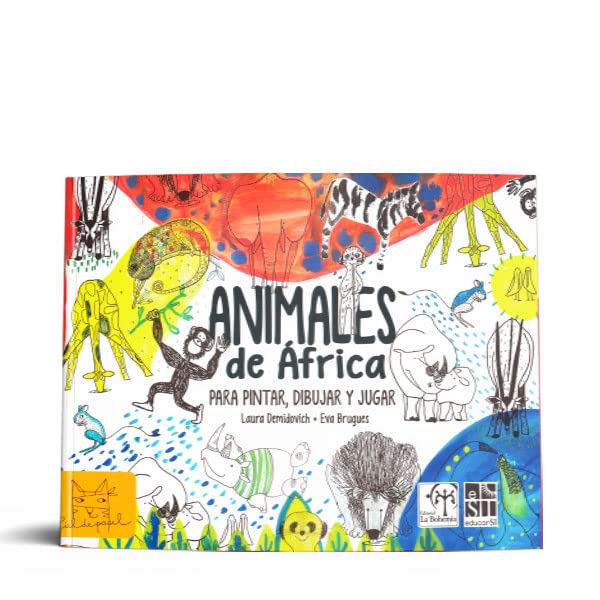 ANIMALES DE AFRICA. PARA PINTAR, DIBUJAR Y JUGAR1810817678
