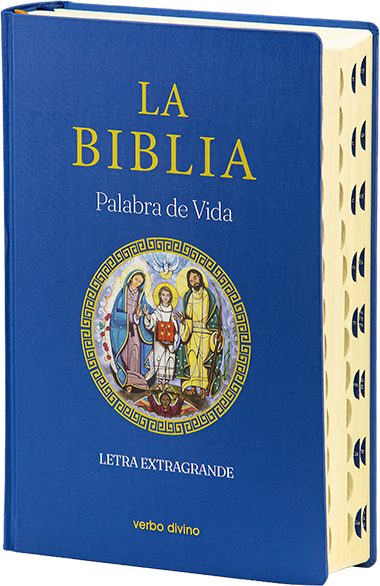 B. LA BIBLIA. PALABRA DE VIDA. LETRA EXTRAGRANDE - CARTOÑE CON UÑEROS (PASTA AZUL)1840008091