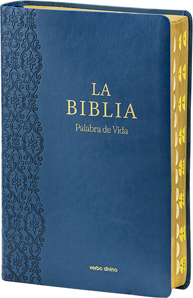 B. LA BIBLIA. PALABRA DE VIDA. LETRA EXTRAGRANDE - SÍMIL PIEL CON UÑEROS (PASTA AZUL)1840008091