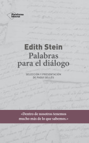 EDITH STEIN PALABRAS PARA EL DIALOGO356407829