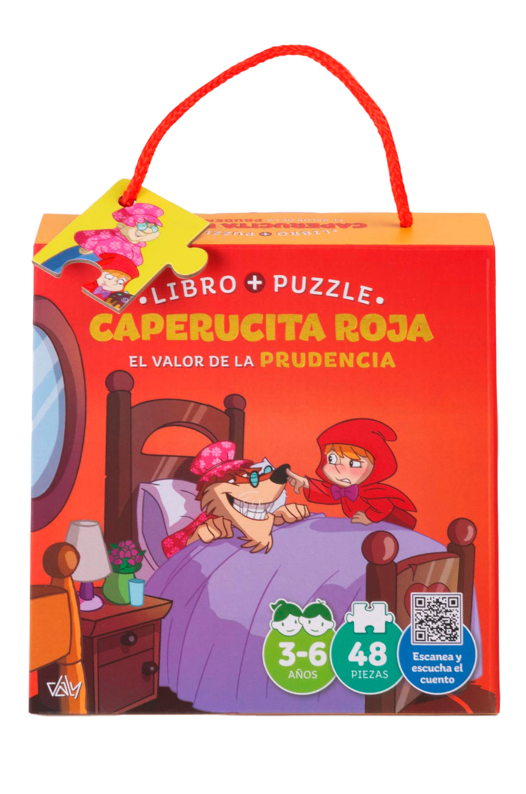 CAPERUCITA ROJA: EL VALOR DE LA PRUDENCIA (LIBRO + PUZZLE)1840249444