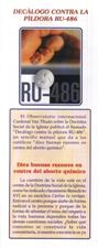 DECALOGO CONTRA LA PILDORA RU-486 (TRIFOLIAR)2087606369