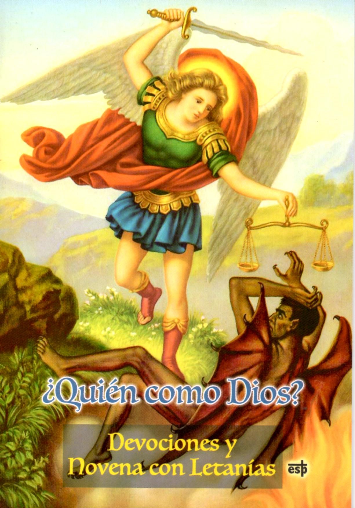 ¿QUIEN COMO DIOS? SAN MIGUEL ARCANGEL (DEVOCIONES Y NOVENA CON LETANIAS)(LETRA GRANDE)133005842