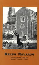 RERUM NOVARUM (SOBRE LA CUESTION OBRERA)