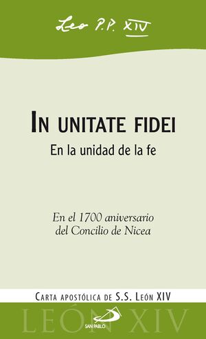 IN UNITATE FIDEI. EN LA UNIDAD DE LA FE