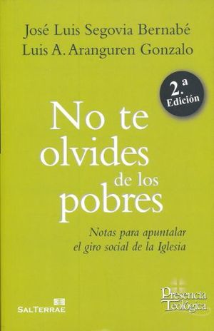 NO TE OLVIDES DE LOS POBRES800162108