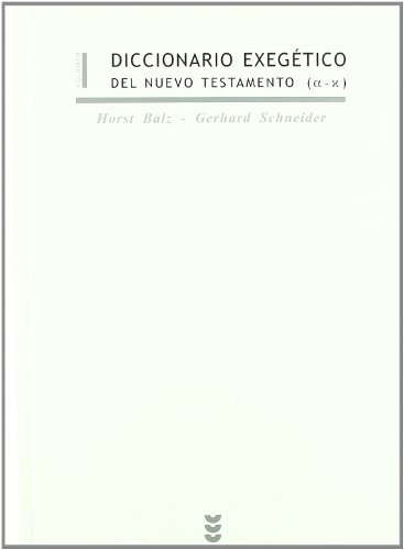 DICCIONARIO EXEGETICO DEL N.T. 1 (EDICION DEFINITIVA)512769442