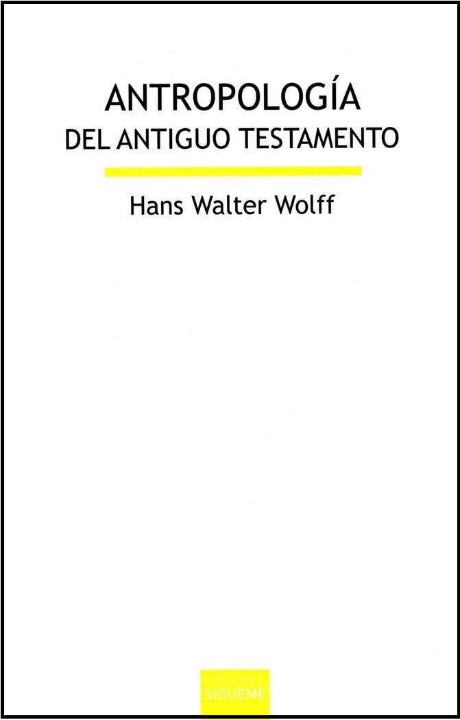 ANTROPOLOGIA DEL ANTIGUO TESTAMENTO512769442