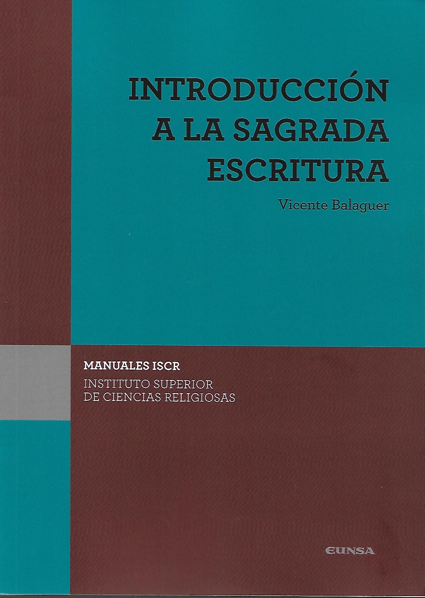 INTRODUCCION A LA SAGRADA ESCRITURA161397551