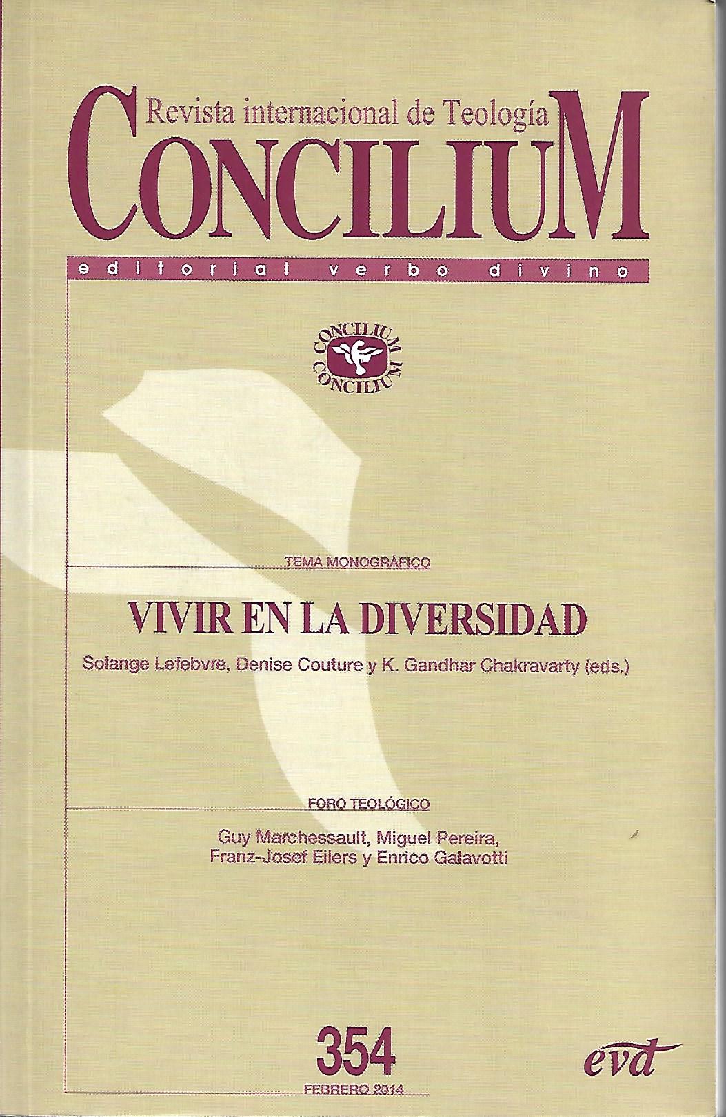 REVISTA CONCILIUM: VIVIR EN LA DIVERSIDAD