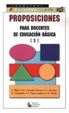 PROPOSICIONES PARA DOCENTES DE EDUCACION BASICA 3