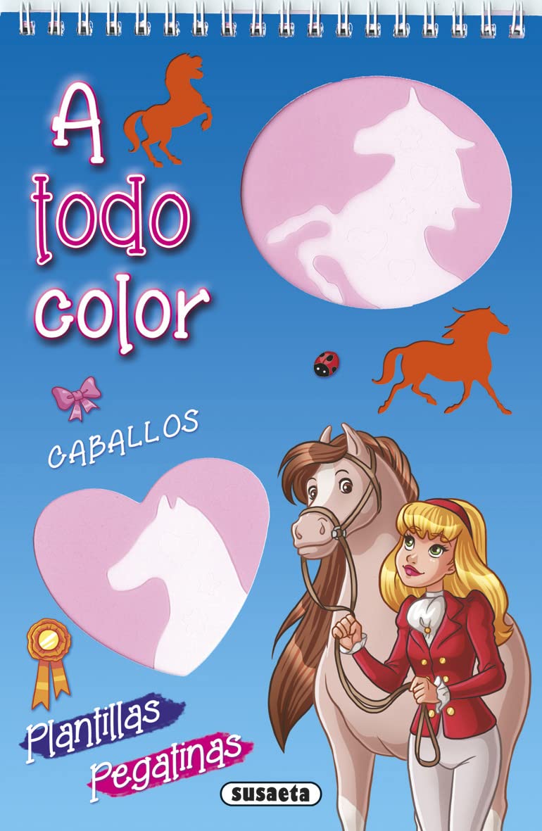 A TODO COLOR. CABALLOS (PLATILLAS Y PEGATINAS)697647476