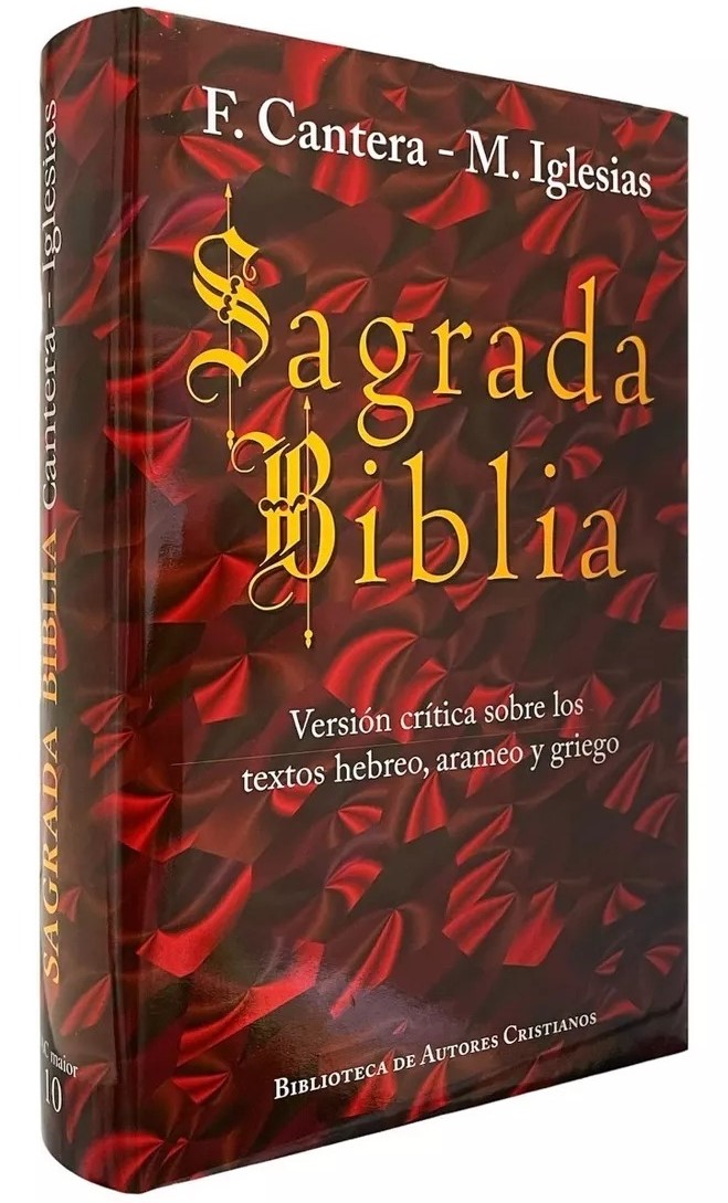 B. BIBLIA SAGRADA BIBLIA (CANTERA-IGLESIAS)512769442