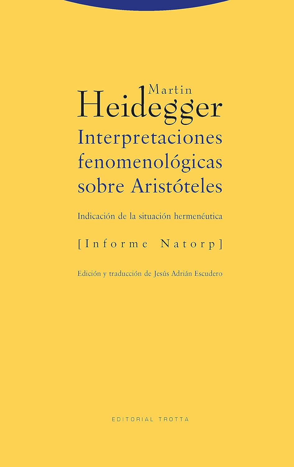 INTERPRETACIONES FENOMENOLOGICAS SOBRE ARISTOTELES