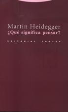 QUE SIGNIFICA PENSAR?
