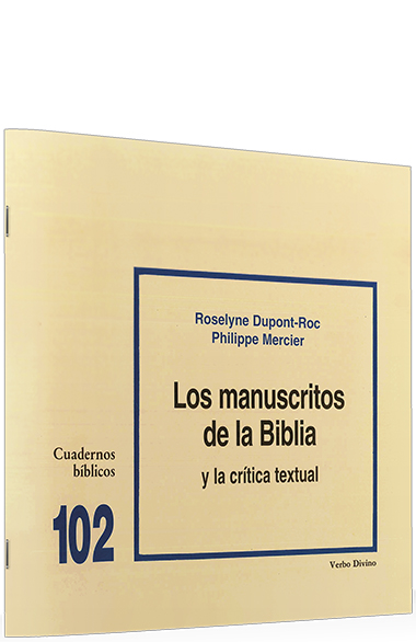 MANUSCRITOS DE LA BIBLIA Y LA CRITICA TEXTUAL161397551