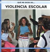VIOLENCIA ESCOLAR