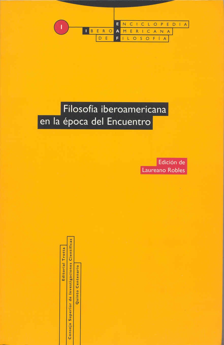 FILOSOFIA IBEROAMERICANA EN LA EPOCA DEL ENCUENTRO