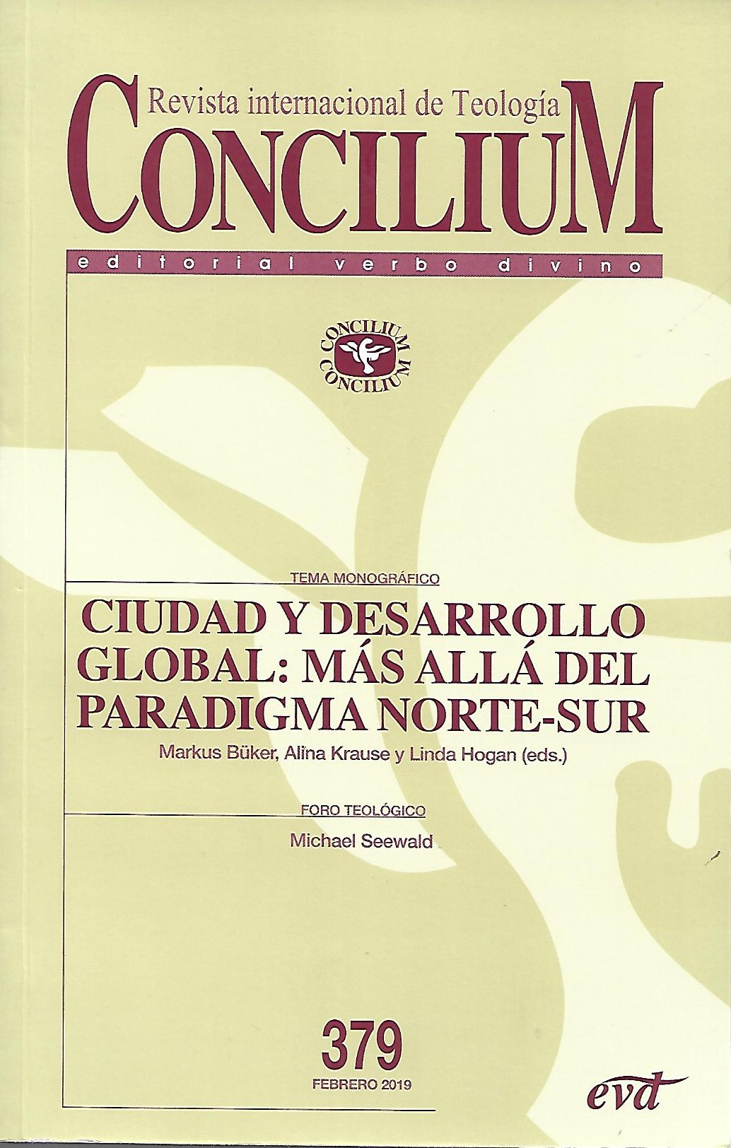 REVISTA CONCILIUM: CIUDAD Y DESARROLLO GLOBAL: MAS ALLA DEL PARADIGMA NORTE-SUR