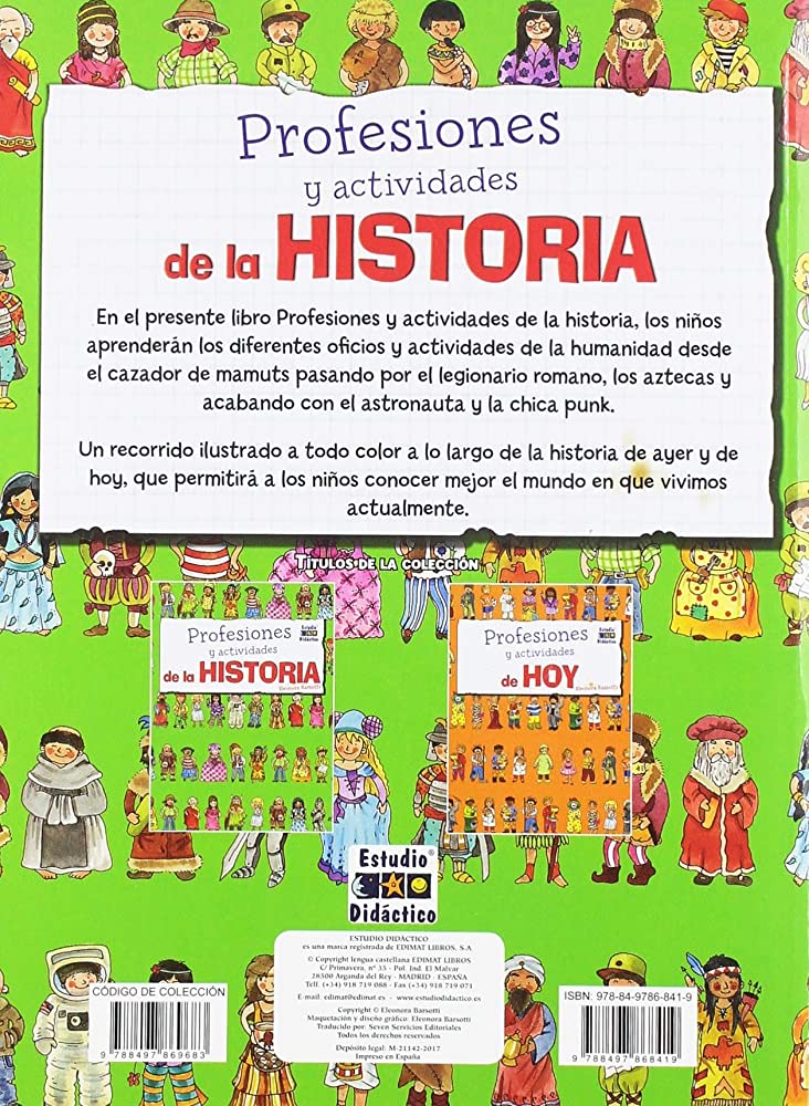 PROFESIONES Y ACTIVIDADES DE LA HISTORIA