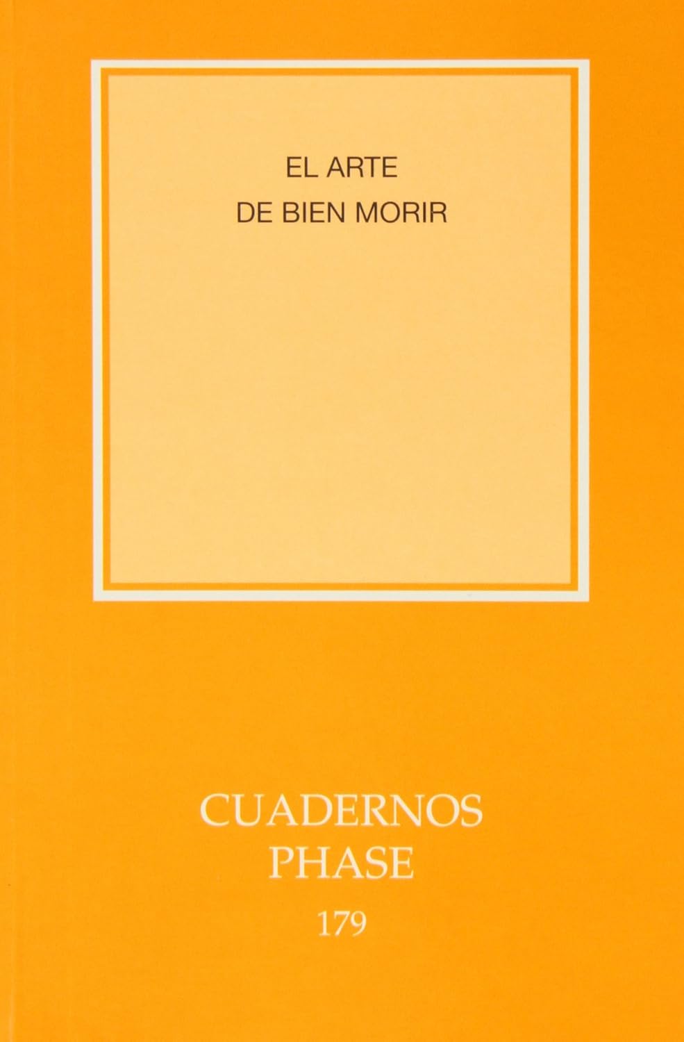 ARTE DEL BIEN MORIR2081567310