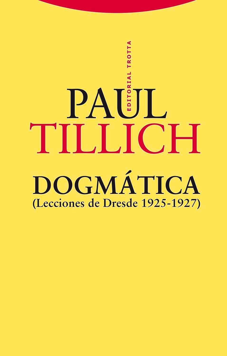 DOGMATICA (LECCIONES DE DRESDE 1925-1927)1708882687