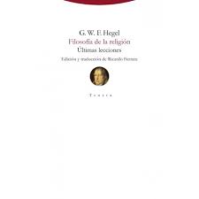 FILOSOFIA DE LA RELIGION. ULTIMAS LECCIONES1023059903
