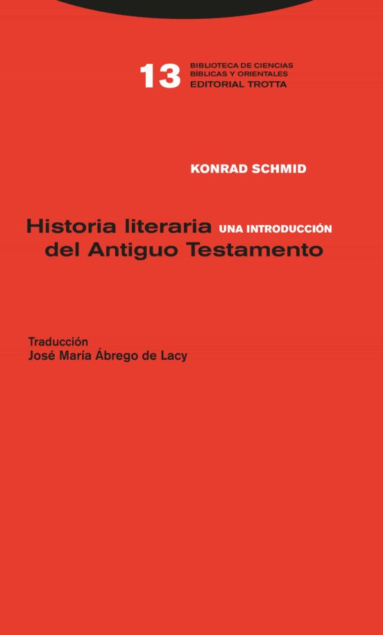HISTORIA LITERARIA DEL ANTIGUO TESTAMENTO161397551