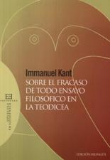 SOBRE EL FRACASO DE TODO ENSAYO FILOSOFICO EN LA TEODICEA