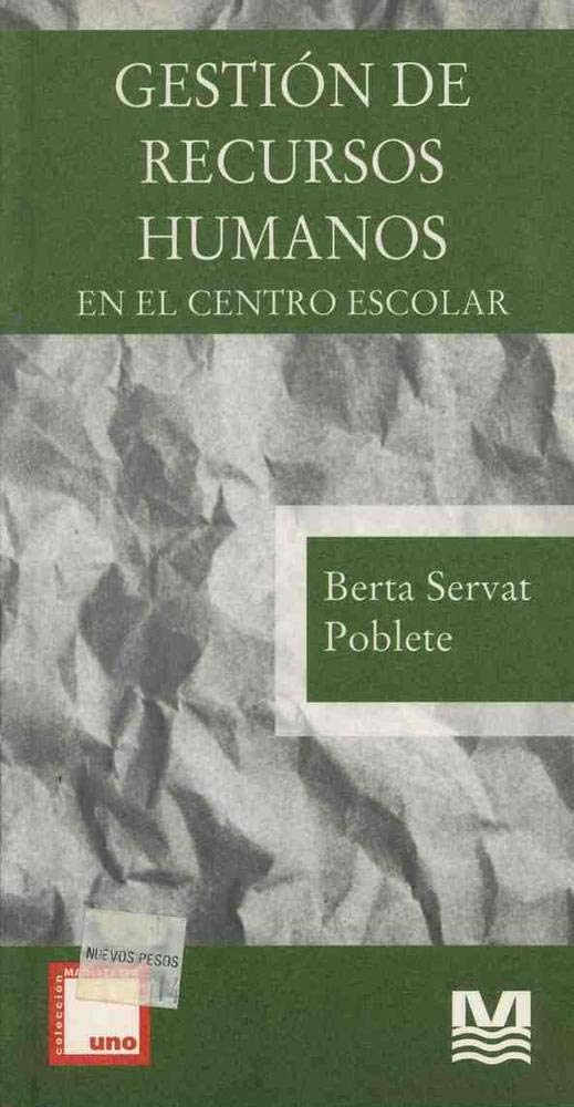 GESTION DE RECURSOS HUMANOS EN EL CENTRO ESCOLAR